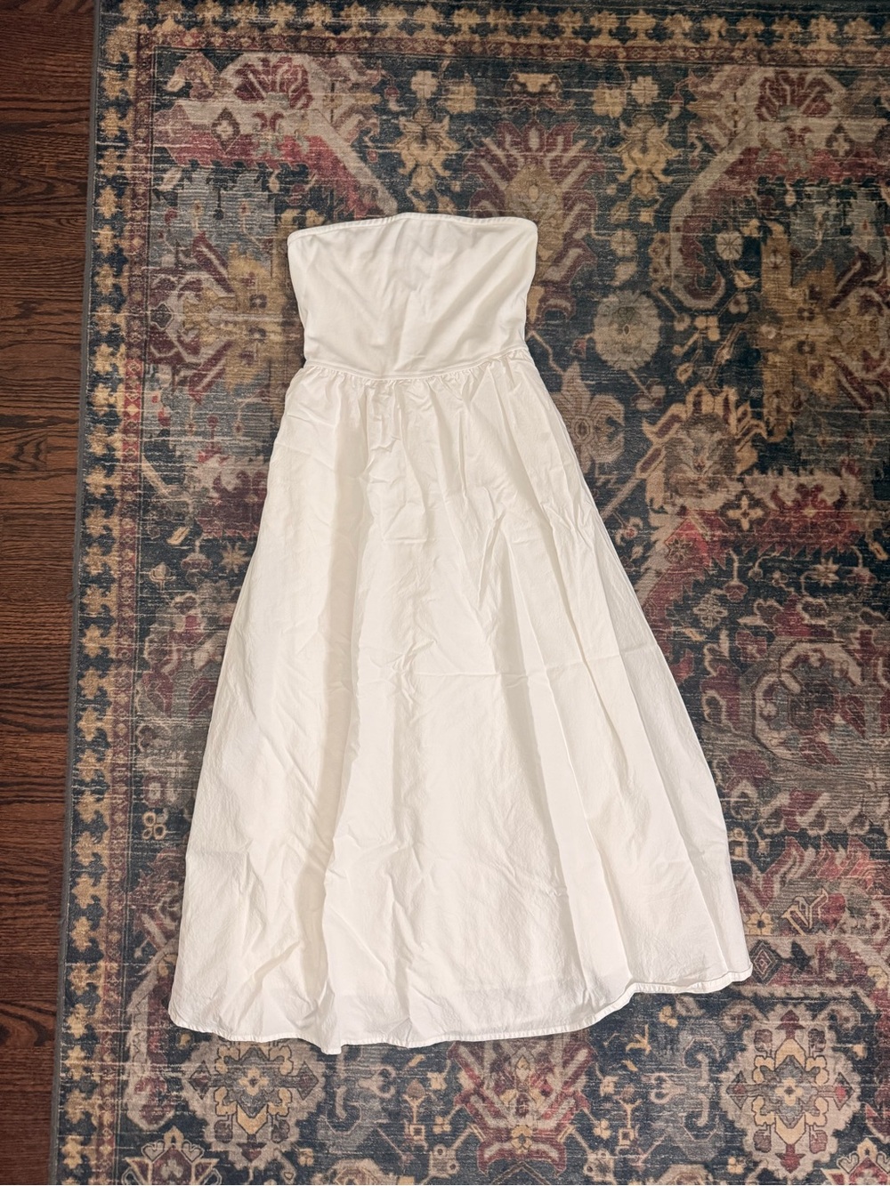 Strapless White Maxi Dress - Summer Dress - Picture 6 of 10